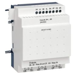 Módulo de extensión de e/s discreta - 14 e/s - 24 v dc - para zelio logic