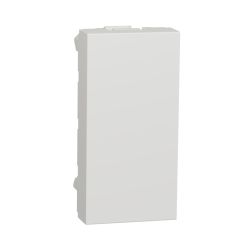 New unica tapa ciega 1 mod. blanco polar