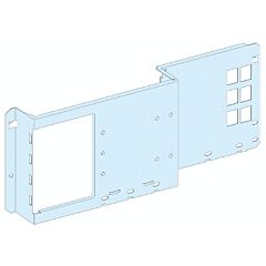 Placa soporte, prismaset g, para nsx/cvs /ins 250a, fijación horizontal, 600mm (an.), mando maneta