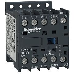 Contactor tesys k - 3p(3 na) - ac-3 - <= 440 v 9 a - 24 v bobina cc