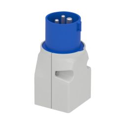 Adaptador de sistema; pratika;2p+t; 16 a; toma shcuko clavija iec 60309; 230 v
