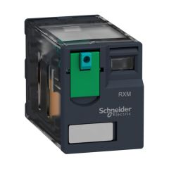 Relé miniatura enchufable, 12 a, 2 nanc, 12 v cc