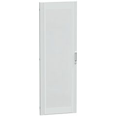 Puerta transparente, prismaset p, ip30, 650mm (an.) x 2.000mm (alt.), 36 módulos, blanca, ral 9003