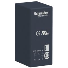 Zelio relay - relé de interfaz enchufable, 8 a, 2 nanc, 24 v cc