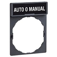 Harmony xb4 - porta etiqueta c/etiqueta  auto-o-man