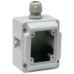 Caja mural pequeña para montaje de tomas pk