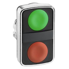 Harmony xb4 - cabeza pulsador  doble  verde-rojo  rr ip66