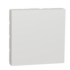 New unica tapa ciega 2 mod. blanco polar