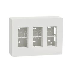 New unica system+ - puesto de trabajo - 3 columnas - superficie - polar