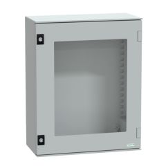 Armario mural aislante de poliéster panelset plm. dimensiones 530x430x200 puerta acristalada