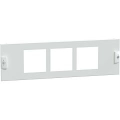 Tapa prismaset g y p, para 3 aparatos con dimensiones exteriores de 96x96mm, 3 módulos, 600mm (an.)