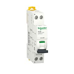 Interruptor magnetotérmico, acti9 ic40f, 1p+n, 32a, curva c, 6ka