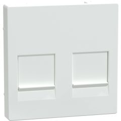 Tapa rj45 doble keystone elegance bl.act