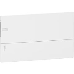 Resi9 mp - caja de distribución - empotrar - 1 fila - 18 mód.- puerta blanca