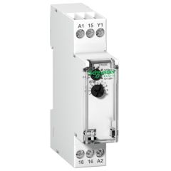 Relé temporizador por orden impulsional; acti9 irtb; 1c/a; 24 v dc - 240 v ac;
