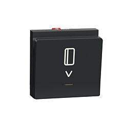 New unica interruptor de tarjeta 10a antracita