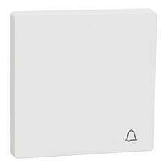 Tecla simbolo timbre blanco mate