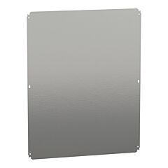 Placa de montaje metálica plana alt1000xanch800mm de acero galvanizado. dimensión reversible.