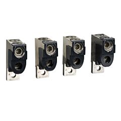 4 bornes em alu. p/ 2 cabos 50-120mm2 + separador de fases (nsx100/250 inv/ins)