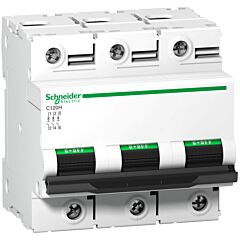 Magnetotérmico, acti9 c120h, 3p, 125 a, c curva, 15000 a (iec 60898-1), 15 ka (iec 60947-2)