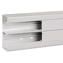 Optiline 45 canal - 2 compartimientos - 140x55 mm - blanco polar