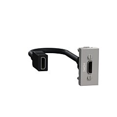 New unica toma hdmi 1 mod. aluminio