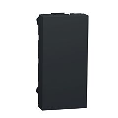 New unica tapa ciega 1 mod. antracita