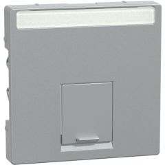Tapa rj45 elegance aluminio
