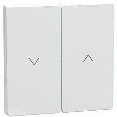 Tecla, teclad-life, for roller shutter switch and push-button, blanco artico