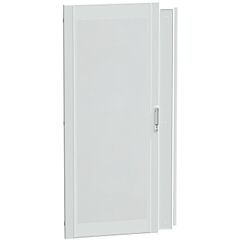 Puerta transparente, prismaset p, ip30, 800mm (an.) x 2.000mm (alt.), 36 módulos, blanca, ral 9003