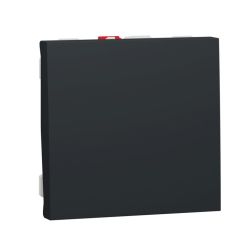 New unica interruptor 2 mod antracita