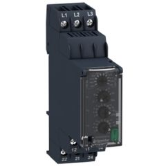 Zelio control - relé de control de voltaje trifásico 380...480vac, 2 c/o