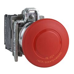 Parada de emergencia roja ø 22 - cabeza seta ø 40 - pulsar-tirar - atex