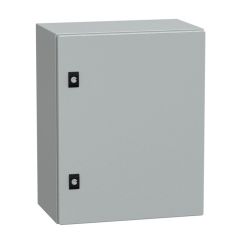 Spacial crn con puerta ciega sin placa de montaje  alt500xanch400xprof250; ip66; ik10; ral7035