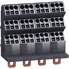 Repartidor escalonado, linergy dp, 4p, 250a ,36 conexiones