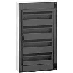 Envolvente modular, prismaset xs, 18 módulos 4 filas, superficie, puerta ahumada