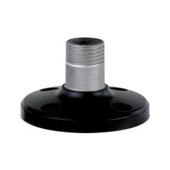 Base de fijación en superficie horizontal negro zamak xvb