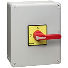 Desconector de interruptor en caja cerrada vario vcf 100 a ip65 con mango largo