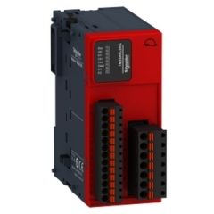 Modicon tm3 - módulo de seguridad 2 funciones, cat 3 pl d/sil cl2 (resorte) 24 vcc