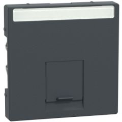 Tapa rj45 elegance antracita