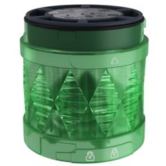 Harmony xvu - ø 60 mm unidad led iluminada  - fijo - verde - ip65 - 24 v ac/dc