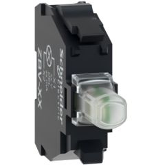 Bloque luminoso, harmony xb5, harmony xb4, blanco, para cabeza de 22mm, led universal, terminales de tornillo, 12v ac/dc