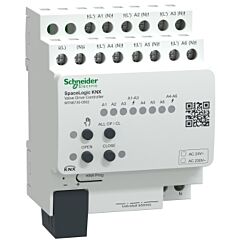 Knx - actuador spacelogic calefacción con control termostático  de 6 salidas