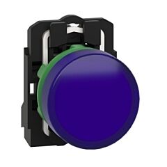 Piloto luminoso led 24vca/cc azul