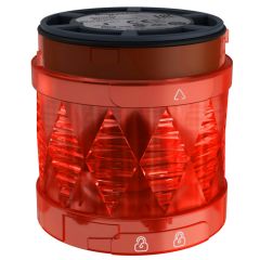 Harmony xvu - ø 60 mm unidad led iluminada  - fijo - rojo - ip65 - 24 v ac/dc
