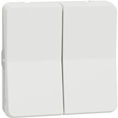 Mureva styl; mecanismo; 1 polo; 2 vías; electromecánico; 10ax; ip55; blanco