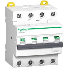 Acti9 ic60 rcbo - 4p - 10 a - c curve - 6000a/6ka - 30 ma - ac type