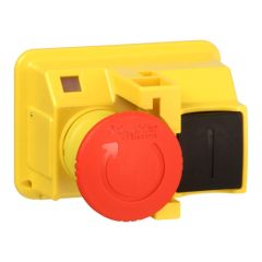 Tesys gv2 - pulsador de parada de emergencia - enganche - girar para desenclavar