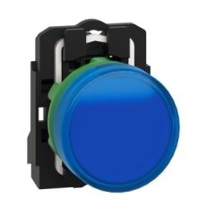 Piloto luminoso led 24vca/cc azul