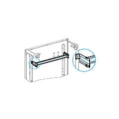 Carril modular, prismaset g, regulable en profundidad para cofrets y/o armarios con 600mm (an.)